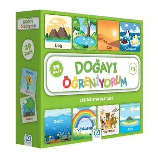 CAEGT-5053 Doğayı Öğreniyorum Eğitici Oyun Kartları