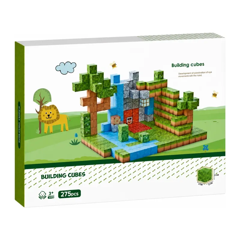 Magnetic Tiles Cubes 275 Parça