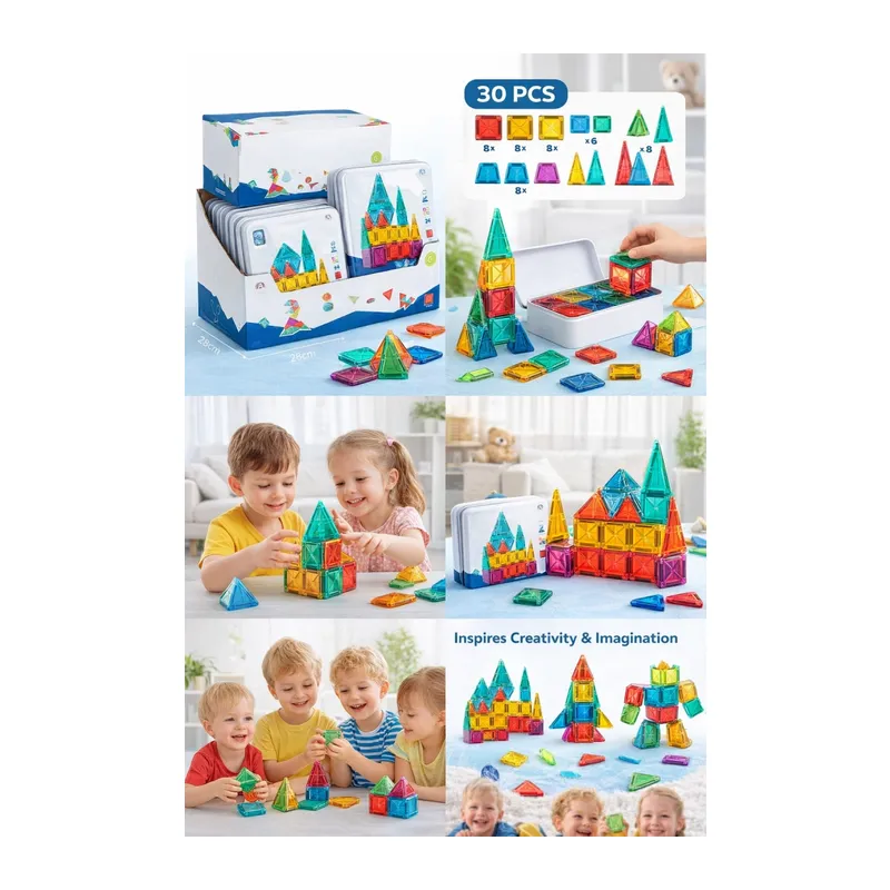 3.75CM Mini Blok Metal Kutu 24 Parça