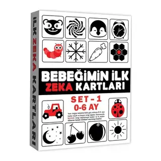 2199 Eğitici Kartlar 0-6 Ay Zeka Kartları