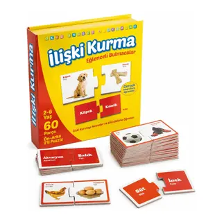 1437 Eğlenceli Bulmacalar - İlişki Kurma / 2-6 yaş