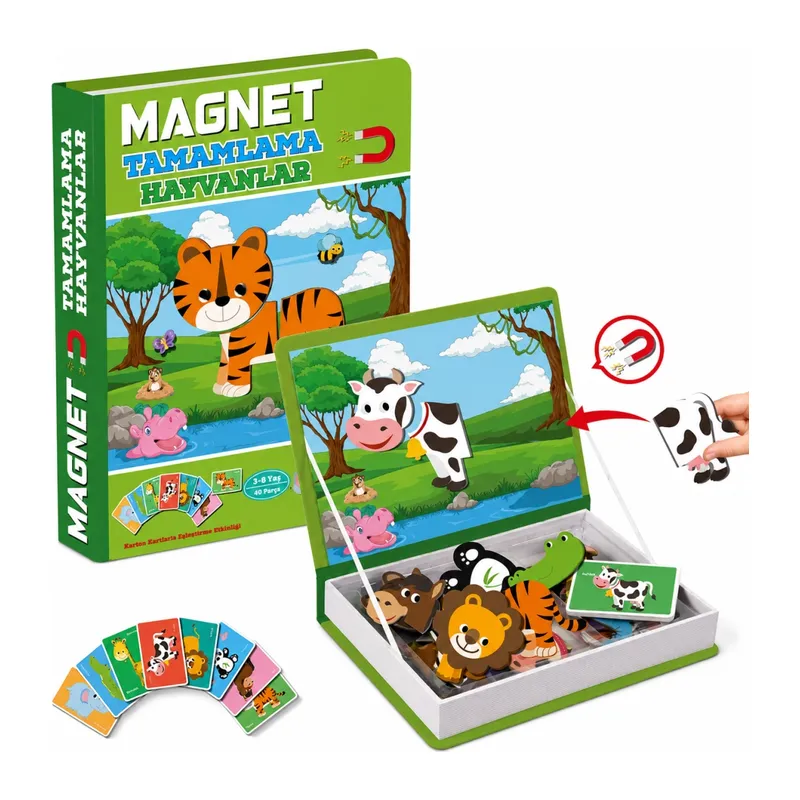 1512 Magnet Tamamlama - Hayvanlar/ +3 yaş