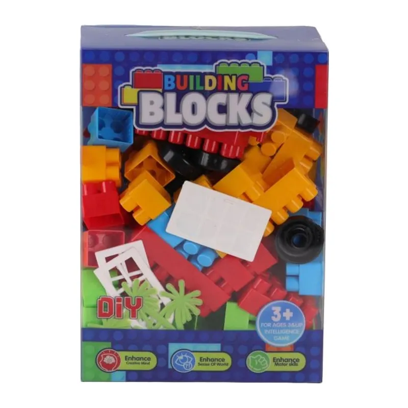 RENKLİ KUTUDA 84 PARÇA BLOK