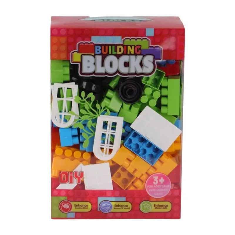 RENKLİ KUTUDA 130 PARÇA BLOK