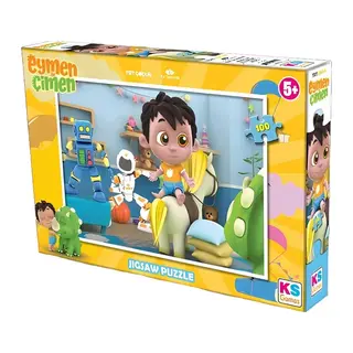 Games Eymen ile Çimen 100 Parça Puzzle