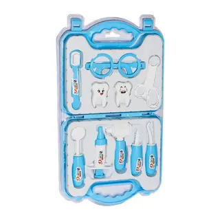 ERN-2040 Çantalı Mavi Dişçi Seti -Heroes Toys