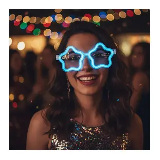 12 Adet Yıldız Gözlük – Glow Partisi ve Etkinlik İçin