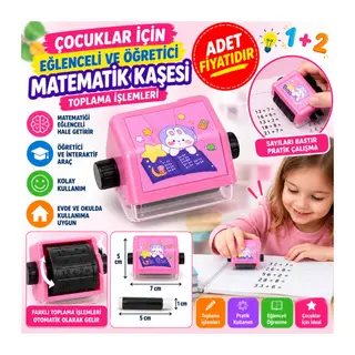 Çocuklar İçin Eğlenceli Ve Öğretici Matematik Toplama İşlemleri Kaşesi (adet fiyatıdır)