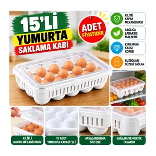 15liYumurta Saklama Kabı