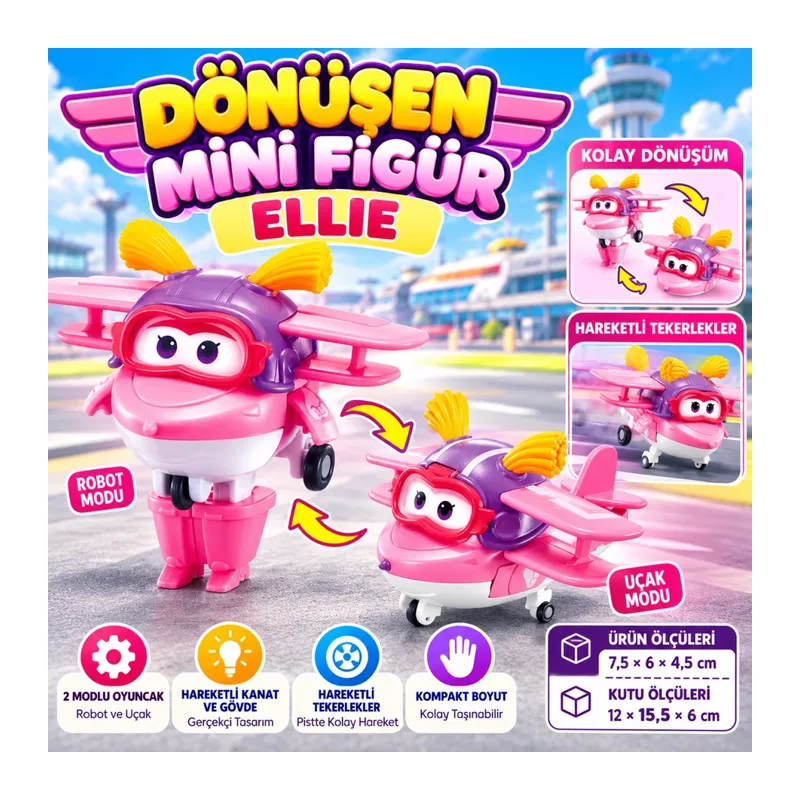 Harika Kanatlar Dönüşen Mini Figür Ellie