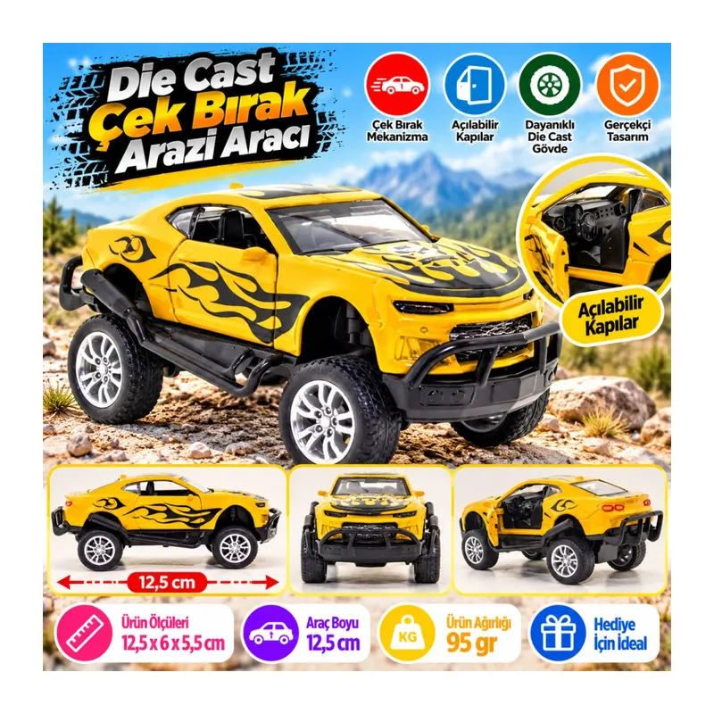 Çek Bırak Sarı Arazi Aracı (adet fiyatıdır)