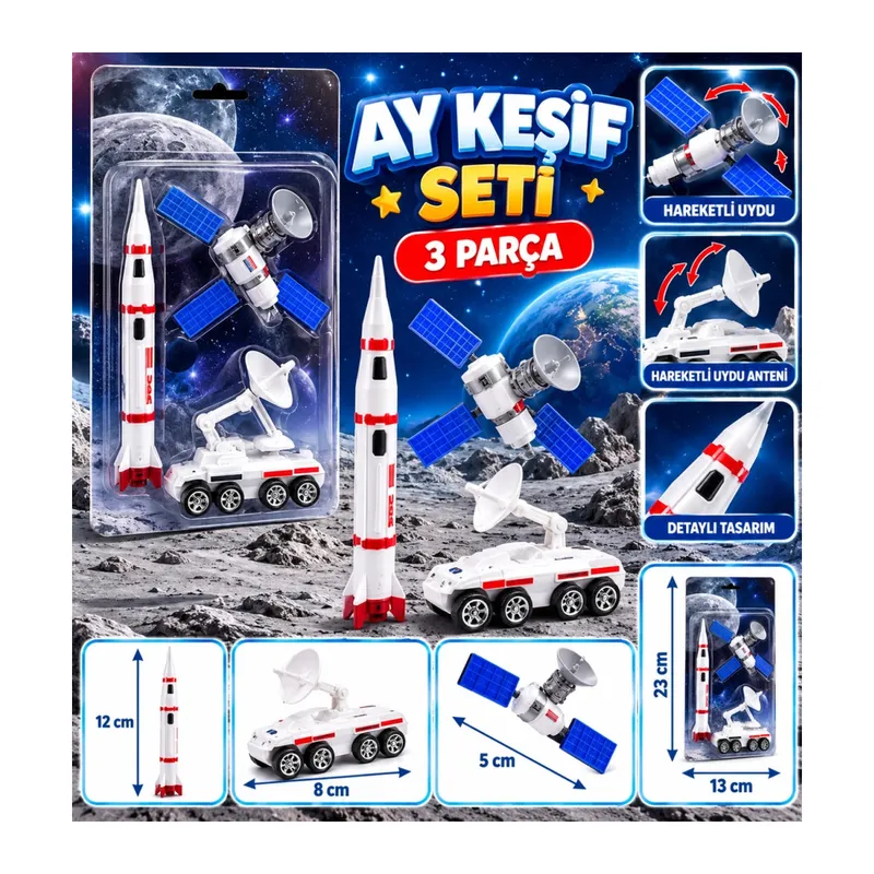 Ay Araçlı Ay Keşif Seti