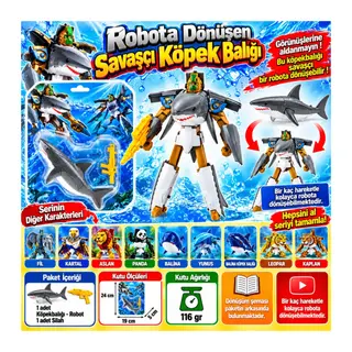 Robota Dönüşen Savaşçı Köpek Balığı