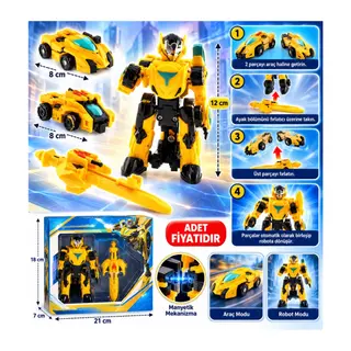Fırlatıcılı Robot Araba (adet fiyatıdır)