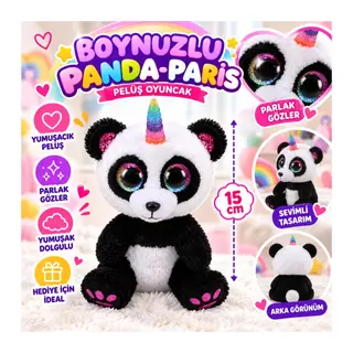 Boynuzlu Panda-Paris 15 cm