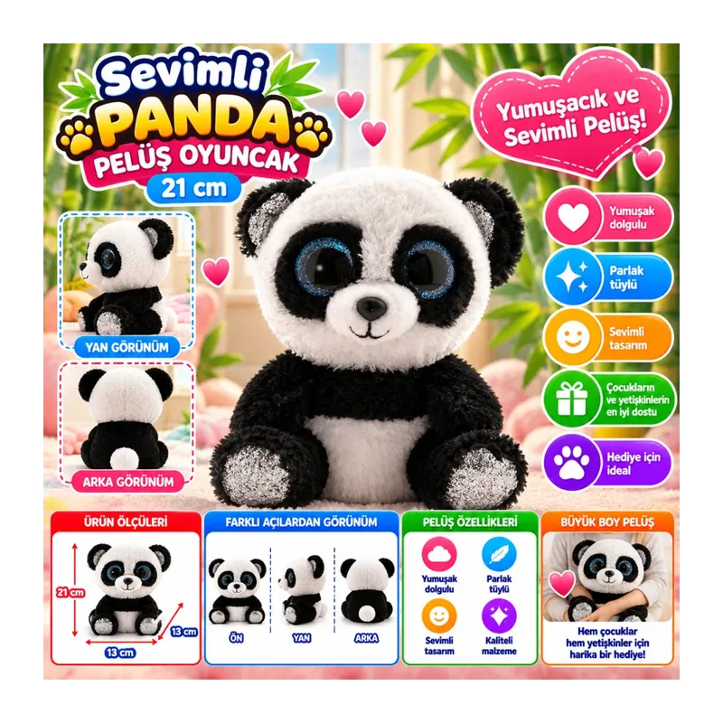 Bamboo Panda 21 cm