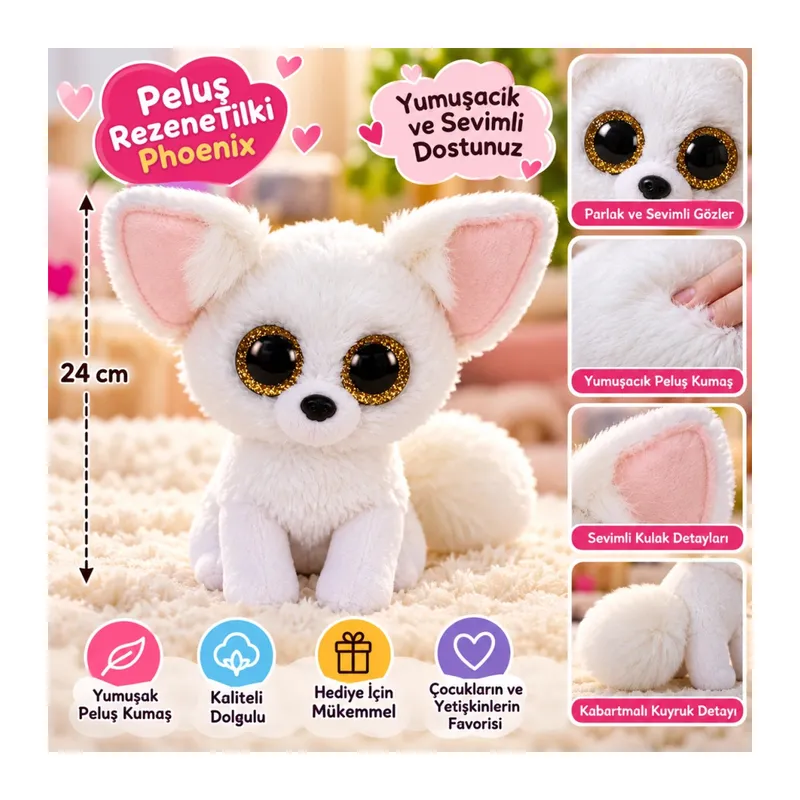 Peluş RezeneTilki Phoenix 24 cm