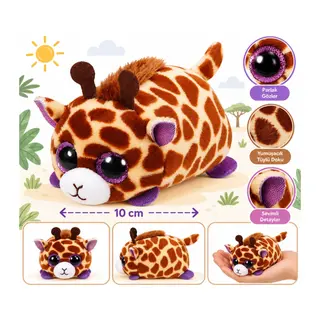 Peluş Zürafa Mabs 10 cm