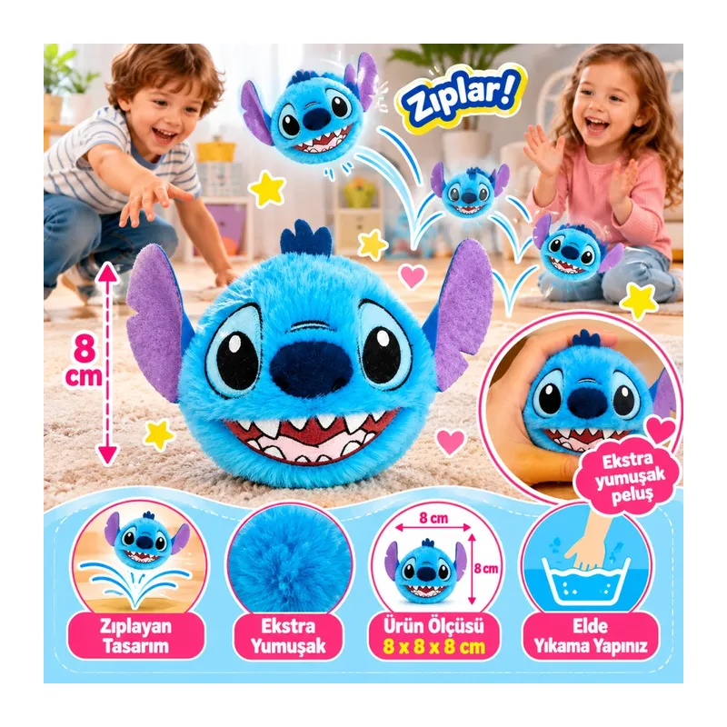 Peluş Zıplayan Top Stitch 8 cm
