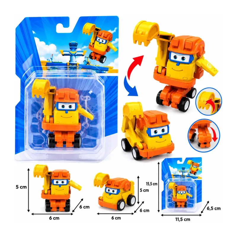 Harika Kanatlar Dönüşen Mini Figür İnşaatçı Scoop