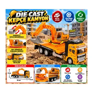 Çek Bırak Sarı Kepçe
