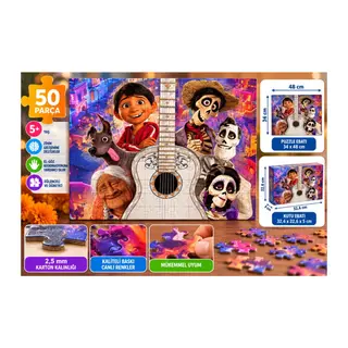 Puzzle 50 Parça Coco