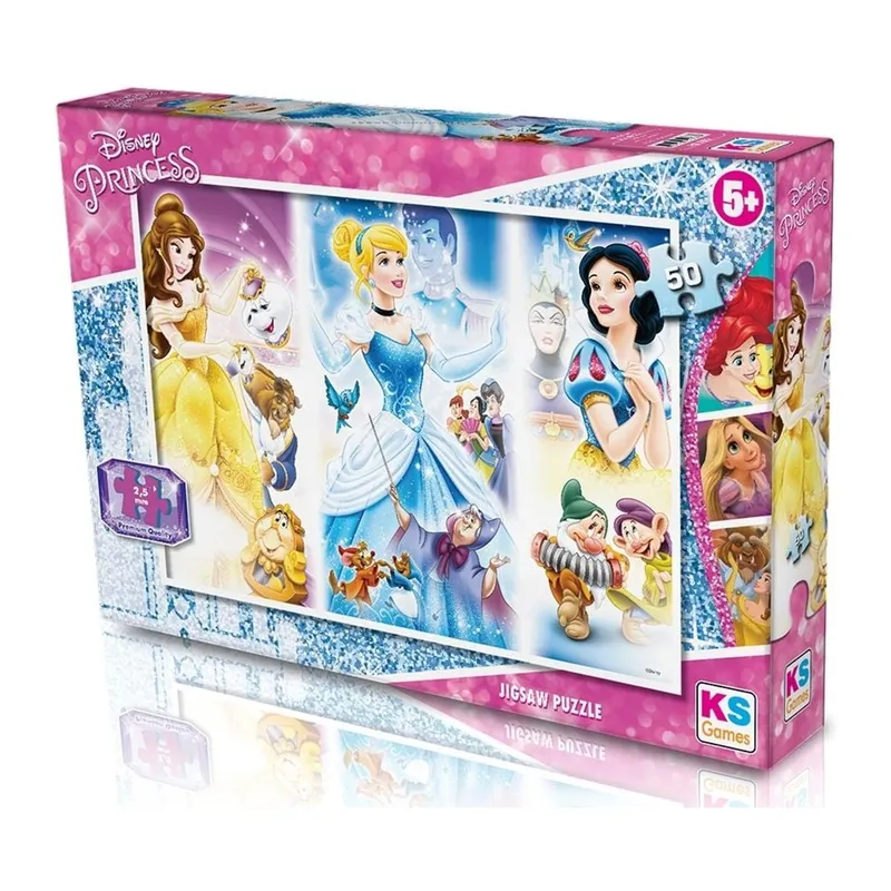 KS Puzzle 50 Parça Disney Prensesler