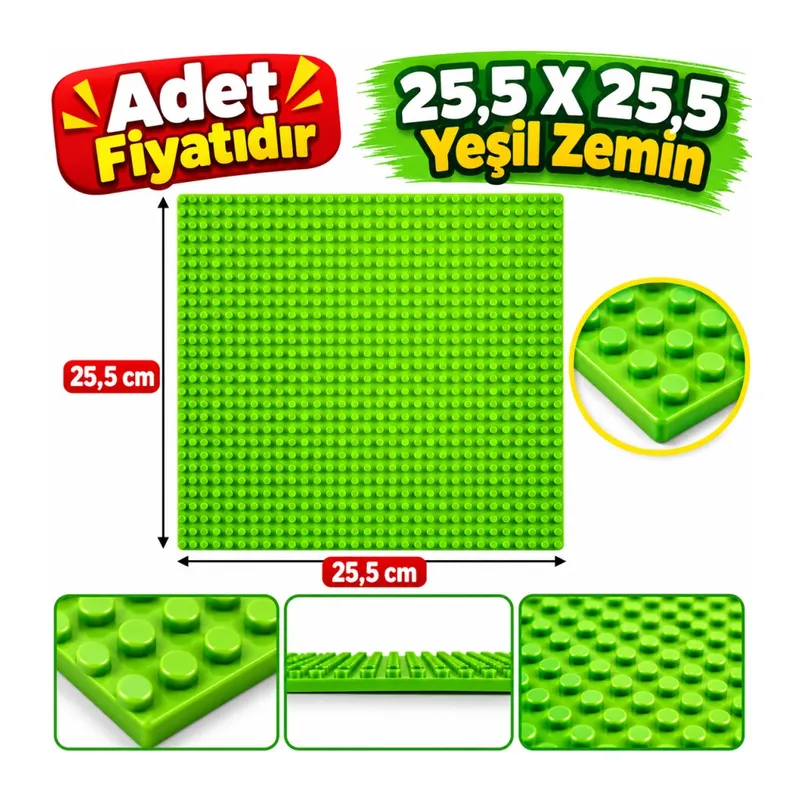 25,5 X 25,5 Yeşil Zemin (adet fiyatıdır)