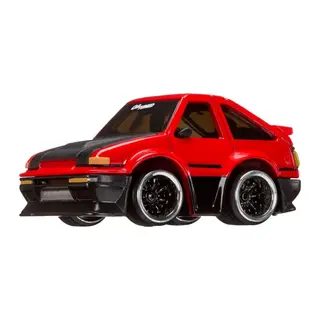 JDM Seri 2 1985-87 Model Araç GT-Apex AE86 - Siyah Kırmızı Araba