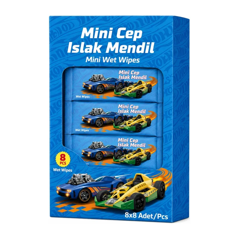 Islak Mini Cep Mendili 8'li