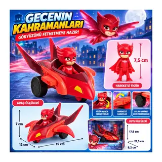 Owlette Figür ve Owl Glider Araç