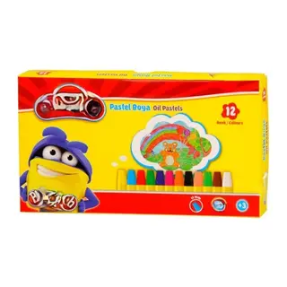 12 Renk Pastel Boya