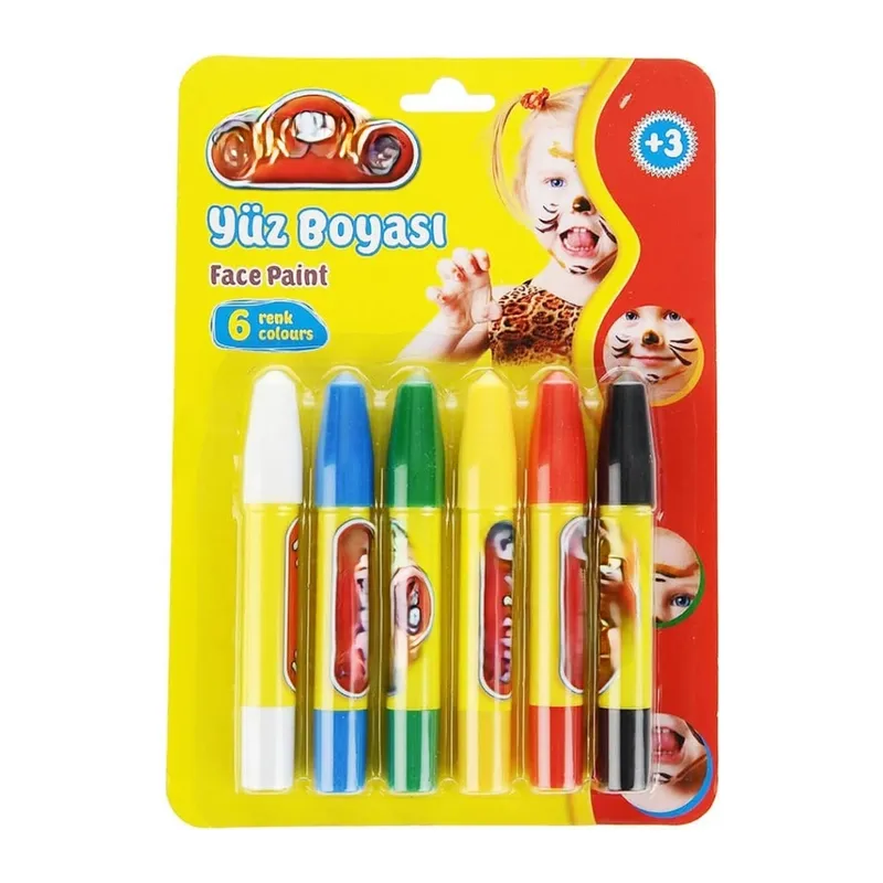 Yüz Boyası 6 Renk
