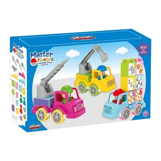 03 609 Master Bloklar Eğitici Kamyon - Oyuncak