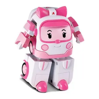 Robocar Poli Transforming Robot Figür Amber