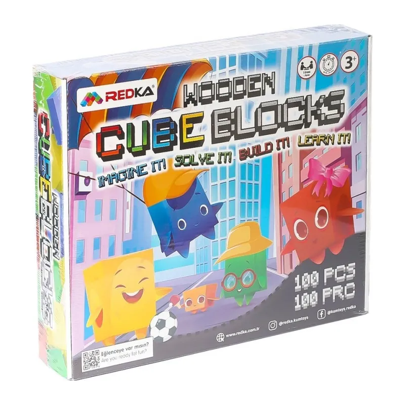 5642 Wooden Cubes Bloc