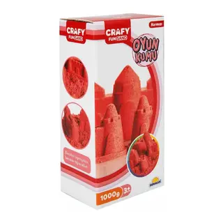 Fun Dough Kinetik Kum 1000 g Kırmızı