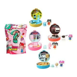 Taşınabilir Dollhouse Figür Sürpriz Paket