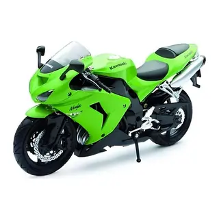 1/12 Zx-10r 2006 Model Yeşil Motorsiklet