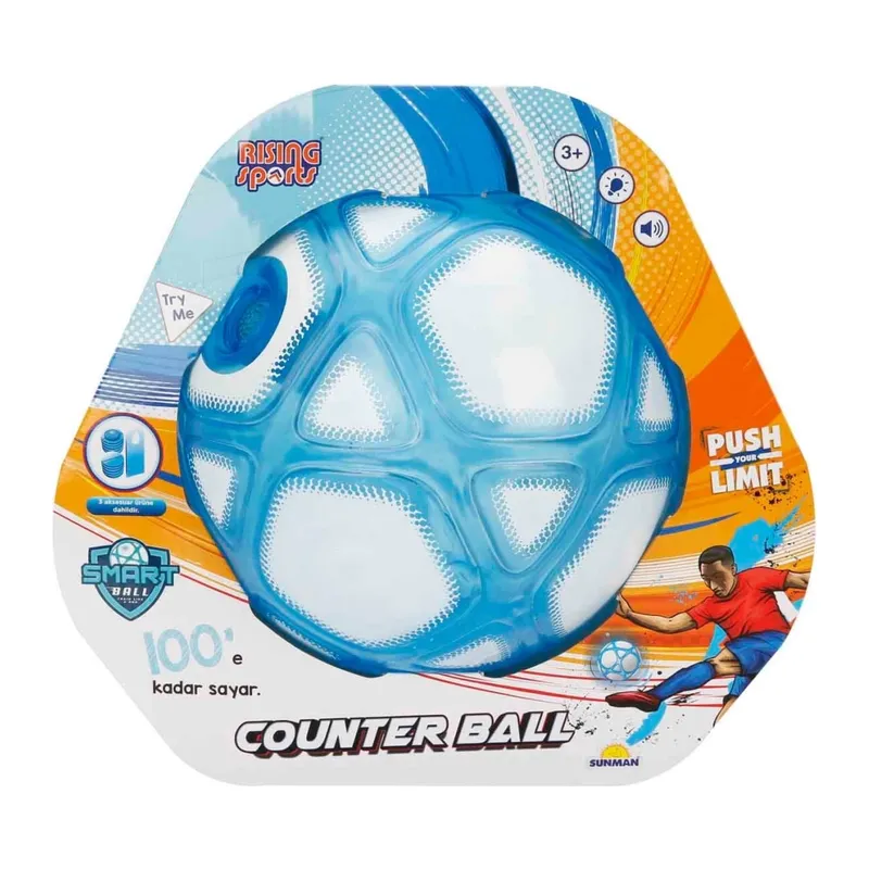 Sesli ve Işıklı Sayaçlı Futbol Topu