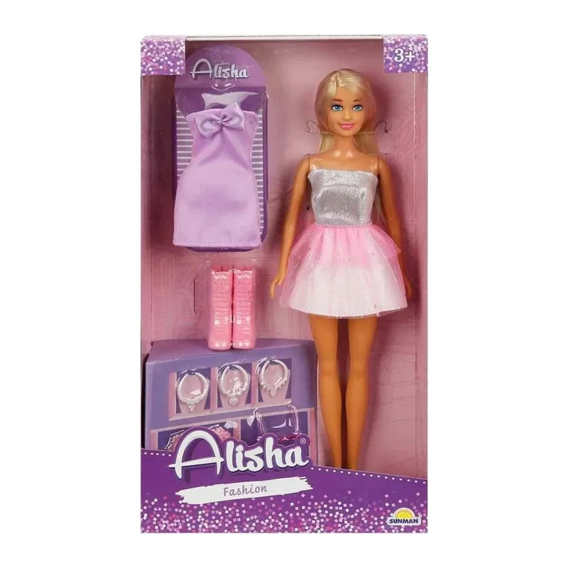 01423 Gece Elbiseli Bebek Seti 29cm - (adet fiyatıdır)