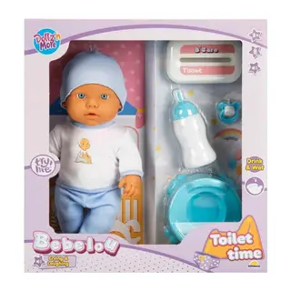 1030141 Sesli Tuvalet Zamanı Bebek Seti 32 cm