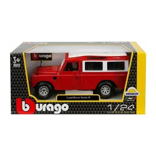 22063 Land Rover Series II Model Araba 1:24 Kırmızı