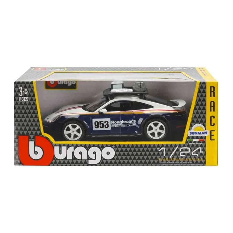 28029 Burago 1:24 Porsche 911 Dakar Model Araba