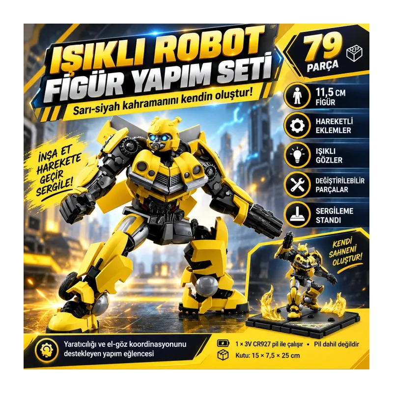 71142 FİGÜR TRANSFORMERS CLIC CL 02 BUMBLEBEE TRNS
