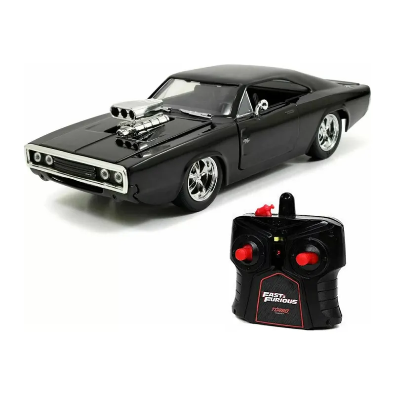1:16 Fast & Furious 1970 Kumandalı Dom's Dodge Charger R/T Turbo Araba