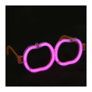 Glow Stick Elma Gözlük - Glow Partisi Gözlüğü - Glow Stick Gözlük 12 Adet