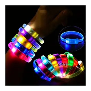 Festival & Parti LED Bileklik 3 Farklı Mod Işıklı 1 Adet
