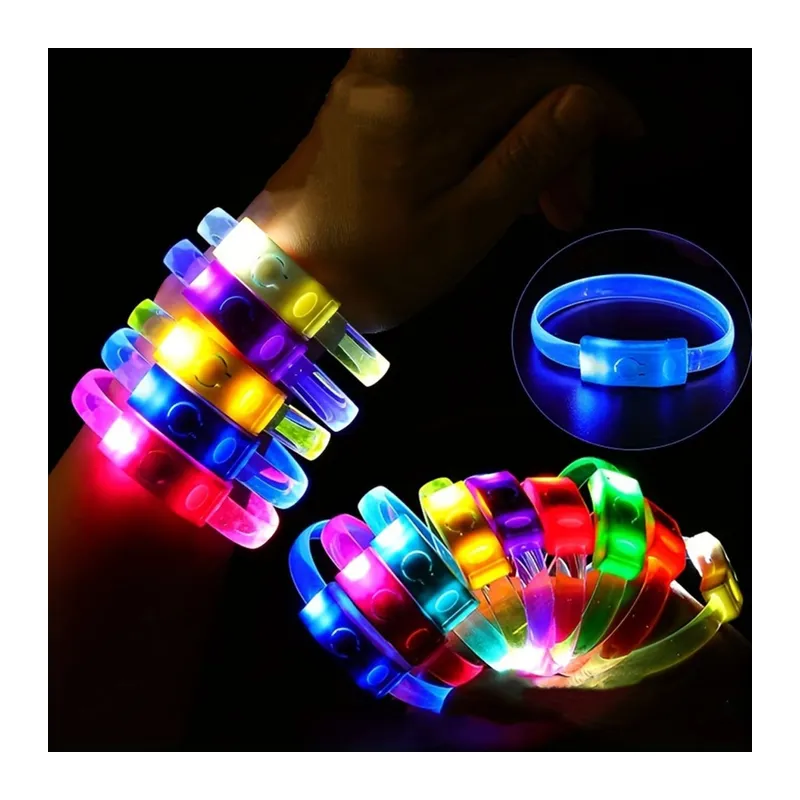 Festival & Parti LED Bileklik 3 Farklı Mod Işıklı 1 Adet