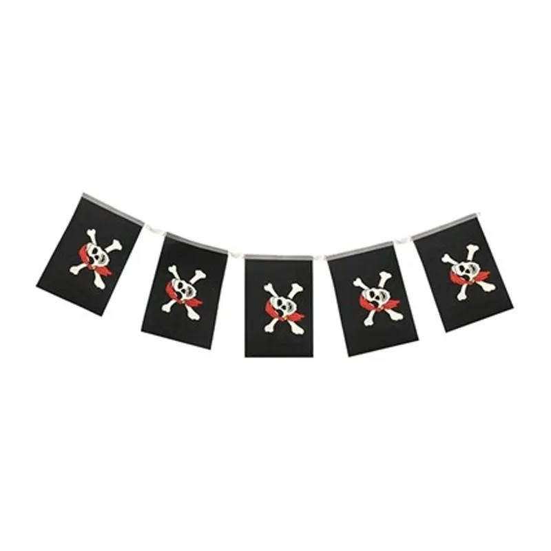 Korsan Partisi Korsan Logo Baskılı Flama Süs Afiş Süsleme 8 li